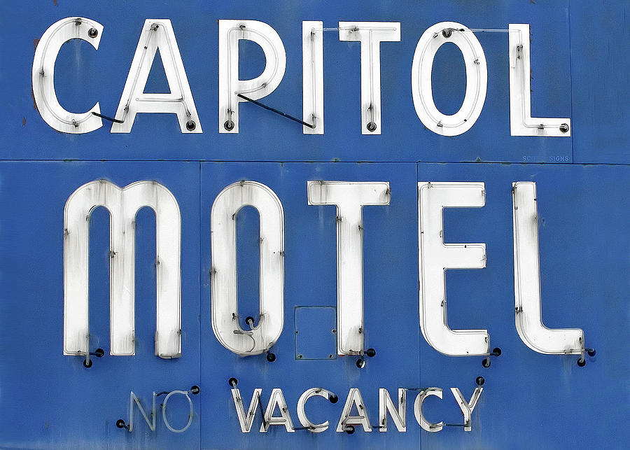 Capitol Sign Photograph by Todd Klassy