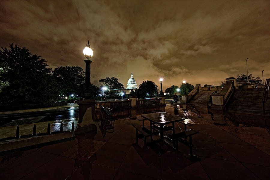 Capitol View from the Library of Congress, Jefferson Building Photograph by Doolittle Photography and Art