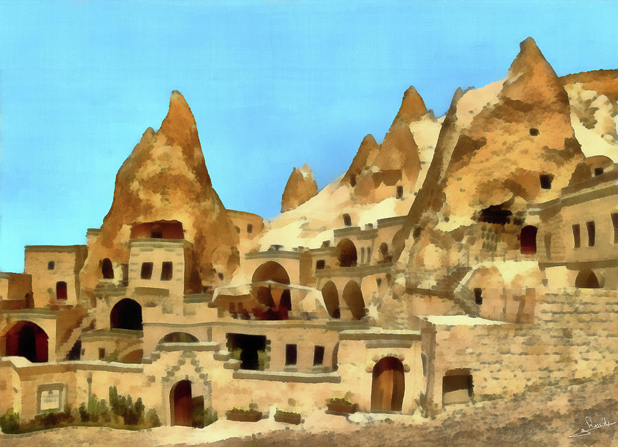 Cappadocia 2 Painting by George Rossidis