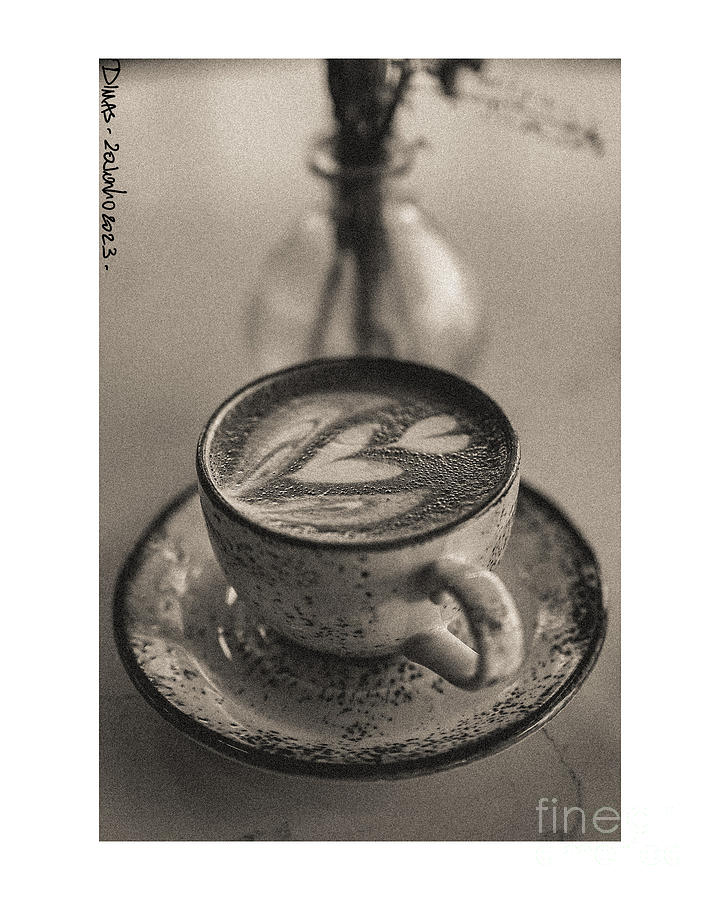 Coffee Photograph - Cappuccino Close Up by Dimas Oliveira