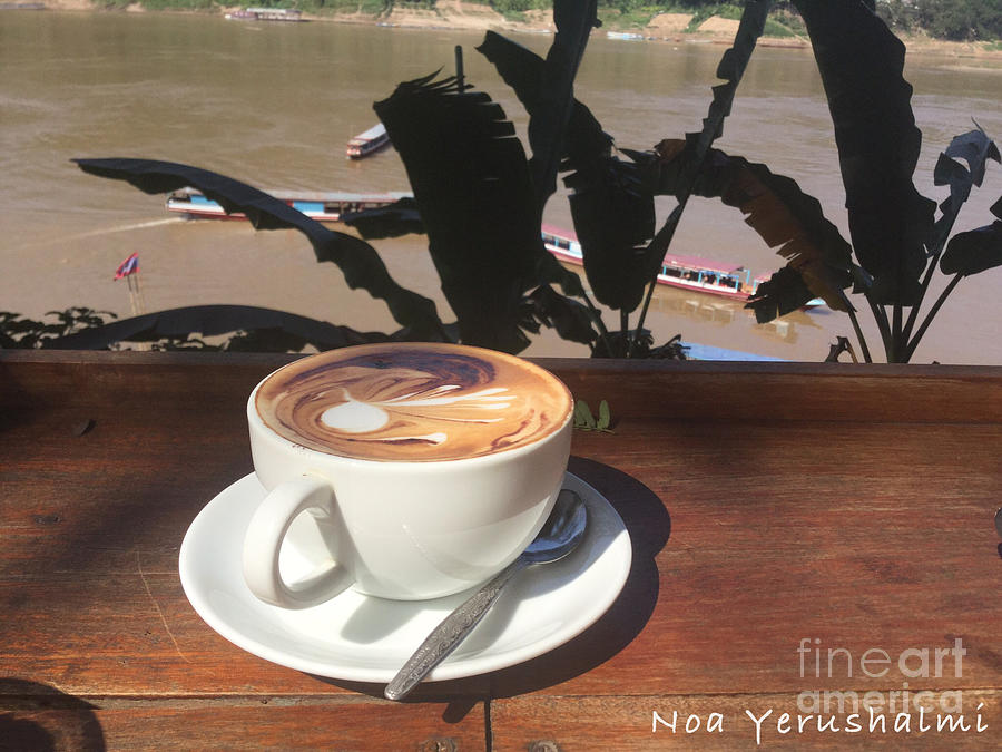 Cappuccino on the Mekong River Photograph by Noa Yerushalmi