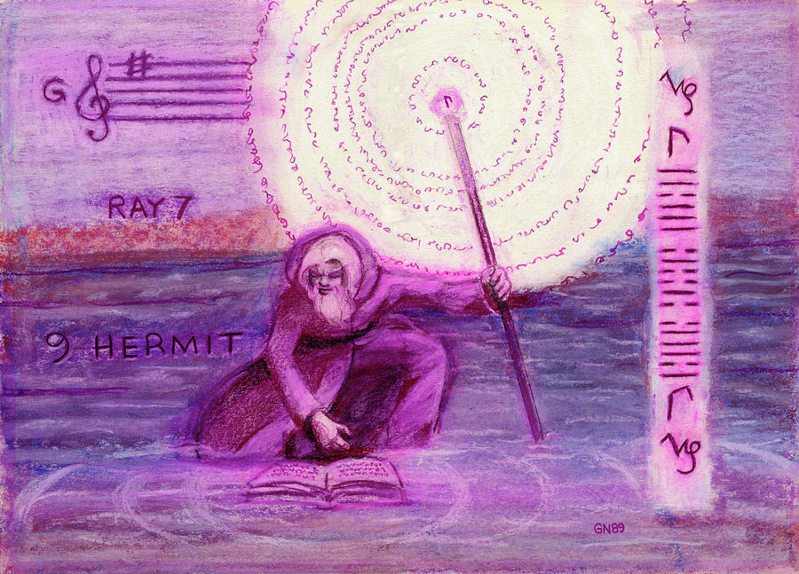 Capricorn 9 - Hermit Pastel by Gary Nicholson