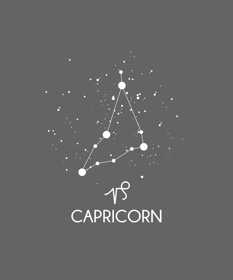 Capricorn Constellation Zodiac Symbol TShirt Digital Art by Felix
