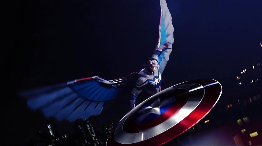 Captain America 2.4 Digital Art by Aldane Wynter