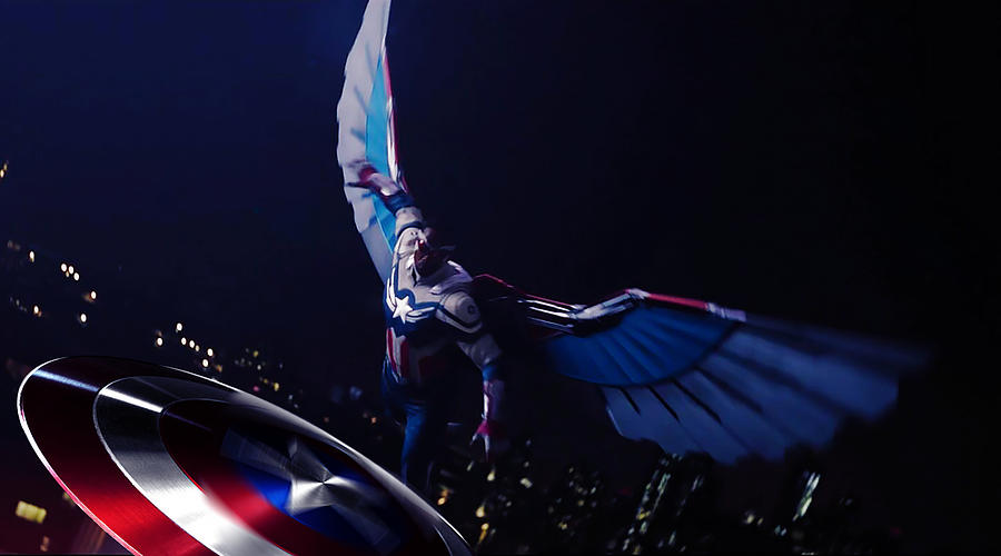 Captain America 2.5 Digital Art by Aldane Wynter