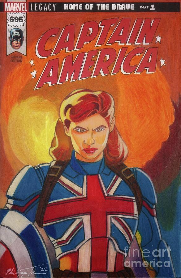 Captain America #695 Drawing by Philippe Thomas