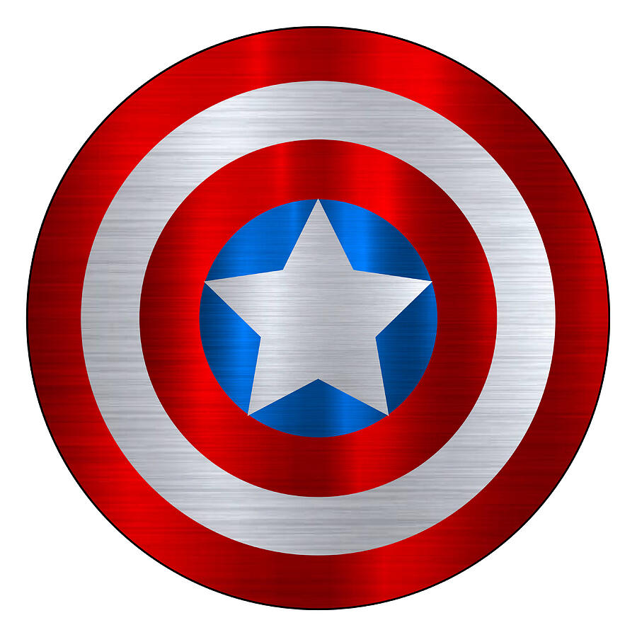 Captain America Painting by Jesse Entz