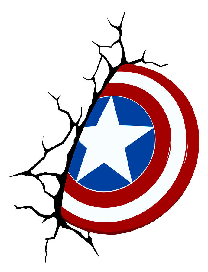 2x Captain America Shield Vinyl Decal Sticker Different colors & size – M&D  Stickers