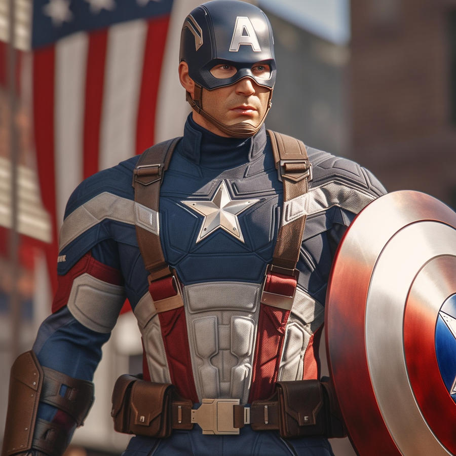 Captain America's Patriot Stand Digital Art by Milo Everett - Fine Art ...