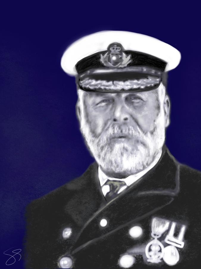 Captain Edward Smith Digital Art by Wunderle