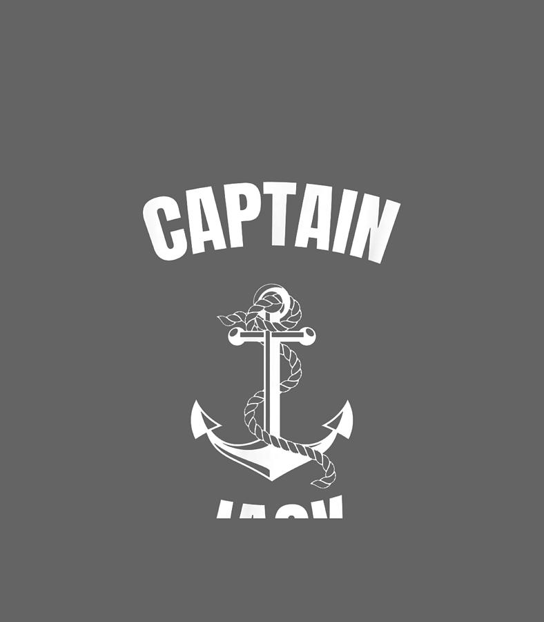 Captain Jack Anchor First Name Ship Boat Captain Digital Art by Lareel ...