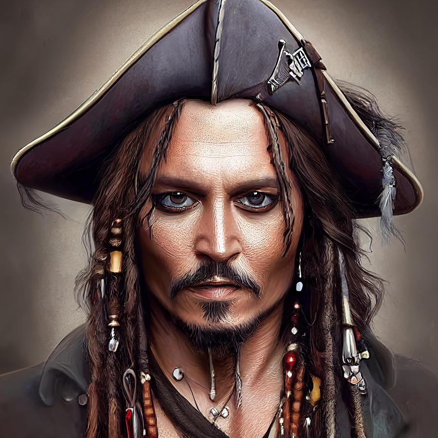 Captain Jack Sparrow Digital Art By Fallen One Fine Art America 9826