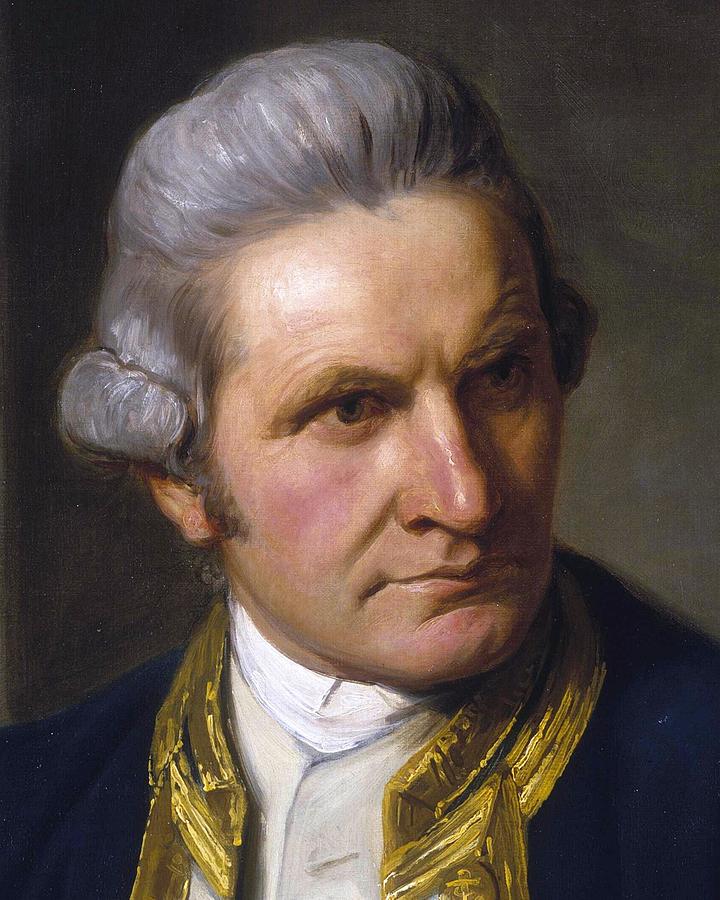 Captain James Cook Painting by Nathaniel Dance-Holland