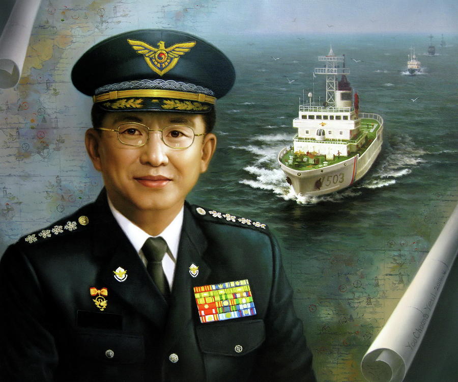  Captain Korea Painting by Yoo Choong Yeul