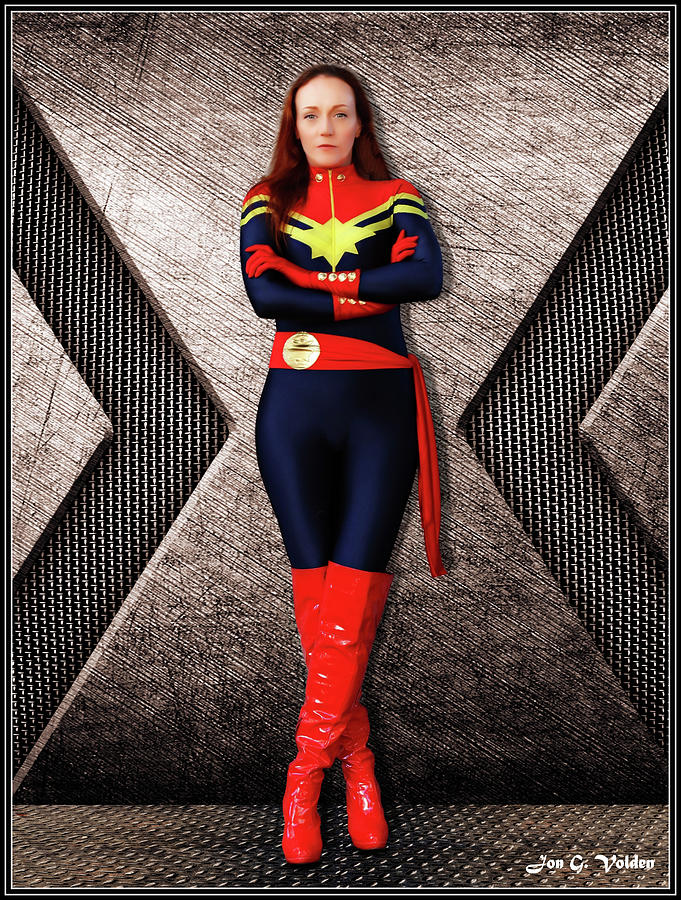 Captain Marvel At Rest Photograph by Jon Volden