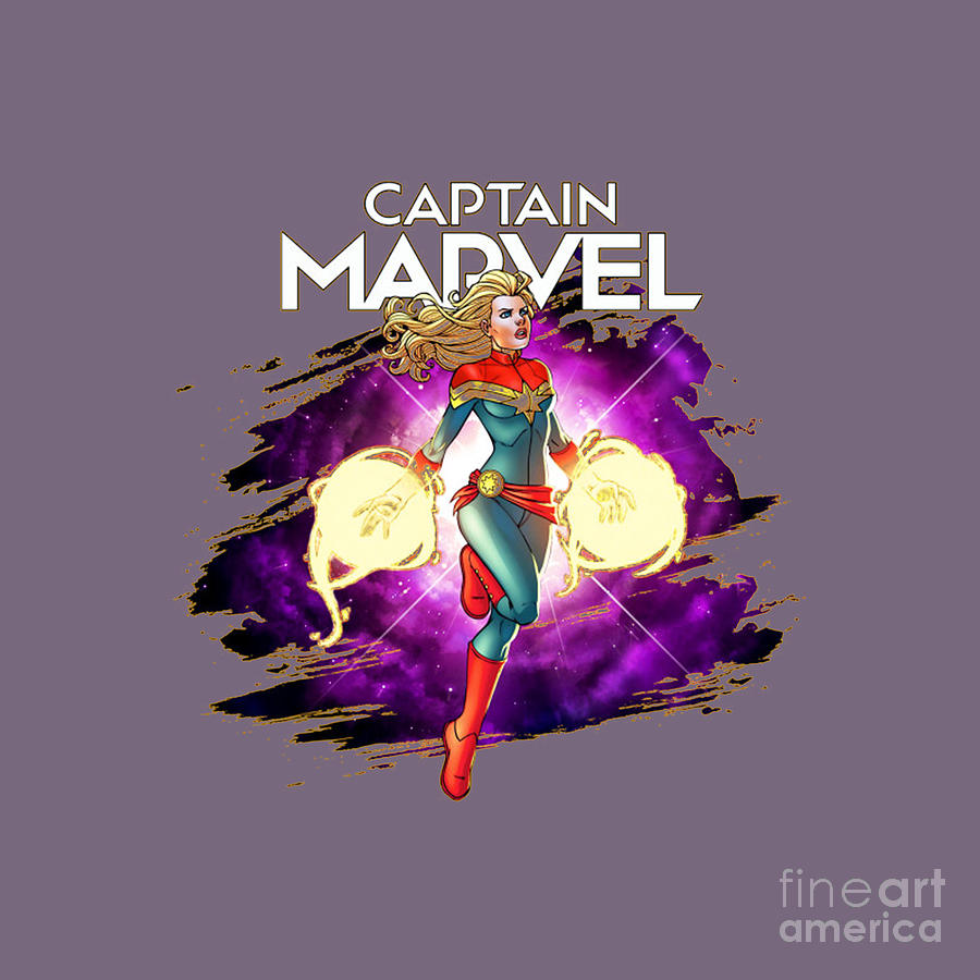 Captain Marvel Carol Danvers Original Painted Art Drawing Pinup Page, in  Jason G's Captain Marvel Comic Art Gallery Room