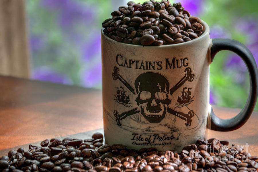 Captains Mug - Java Brew Photograph by Dale Powell