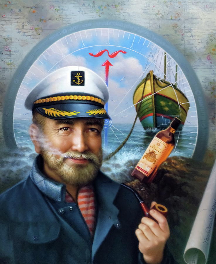 Captains Whiskey Painting by Yoo Choong Yeul