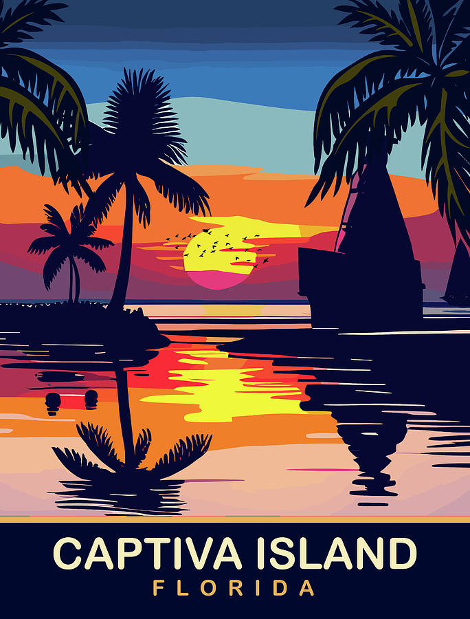 Nature Digital Art - Captiva Island, Florida by Long Shot