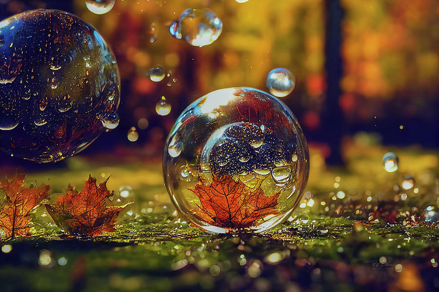Capturing Autumn Digital Art by Bill Posner