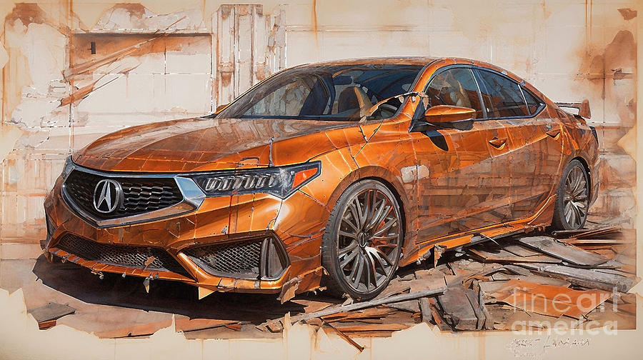 Car 2176 Acura Tlx Pmc Edition Drawing