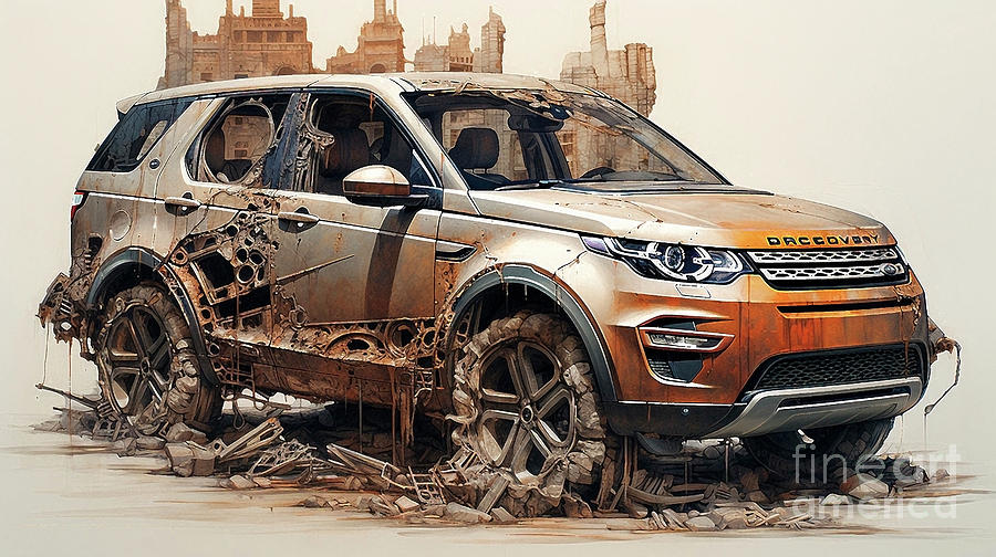 Car 2410 Land Rover Discovery Sport Drawing