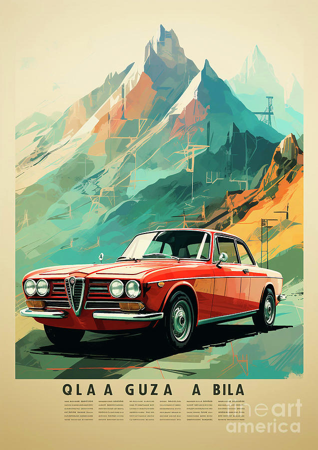 Car 249 Alfa Romeo Giulia Painting