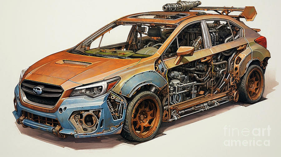 Car 2540 Subaru Dex Drawing
