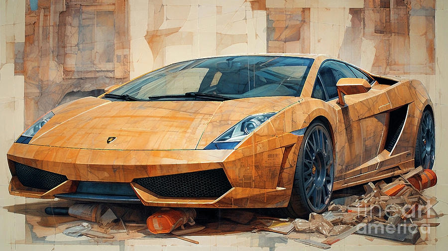 Car 2835 Lamborghini Gallardo Drawing