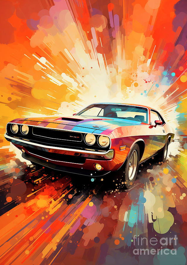 Car 299 Dodge Challenger Painting