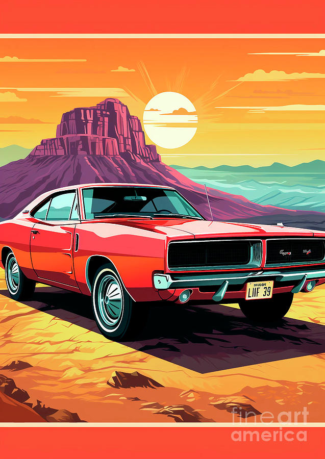 Car 305 Dodge Charger Painting