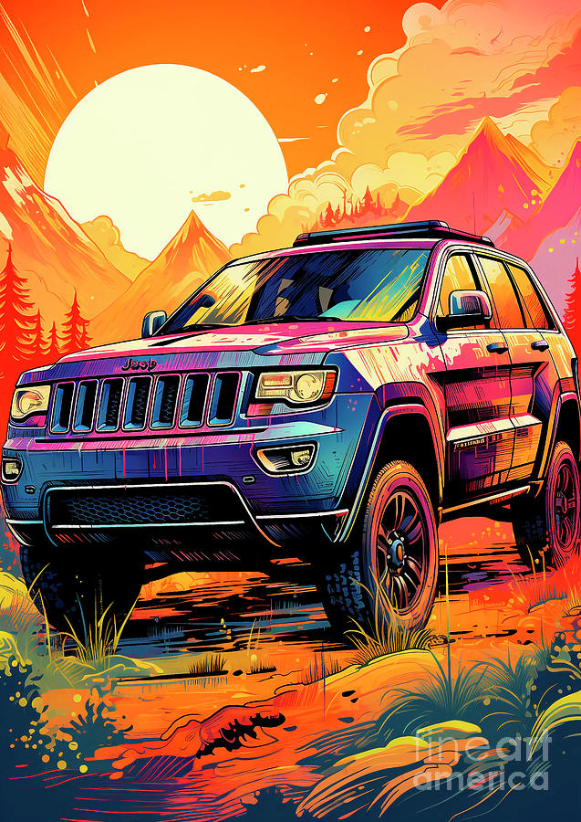 Car 365 Jeep Grand Cherokee Painting