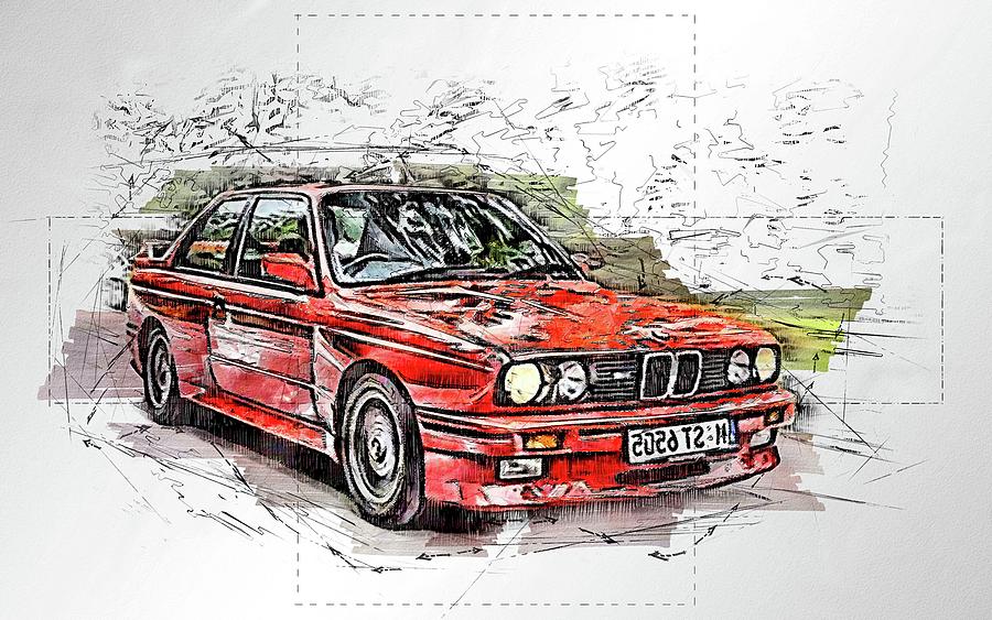 Car Bmw M3 0 Motion Tuning Tunned M3 Digital Art By Hervey Dopson