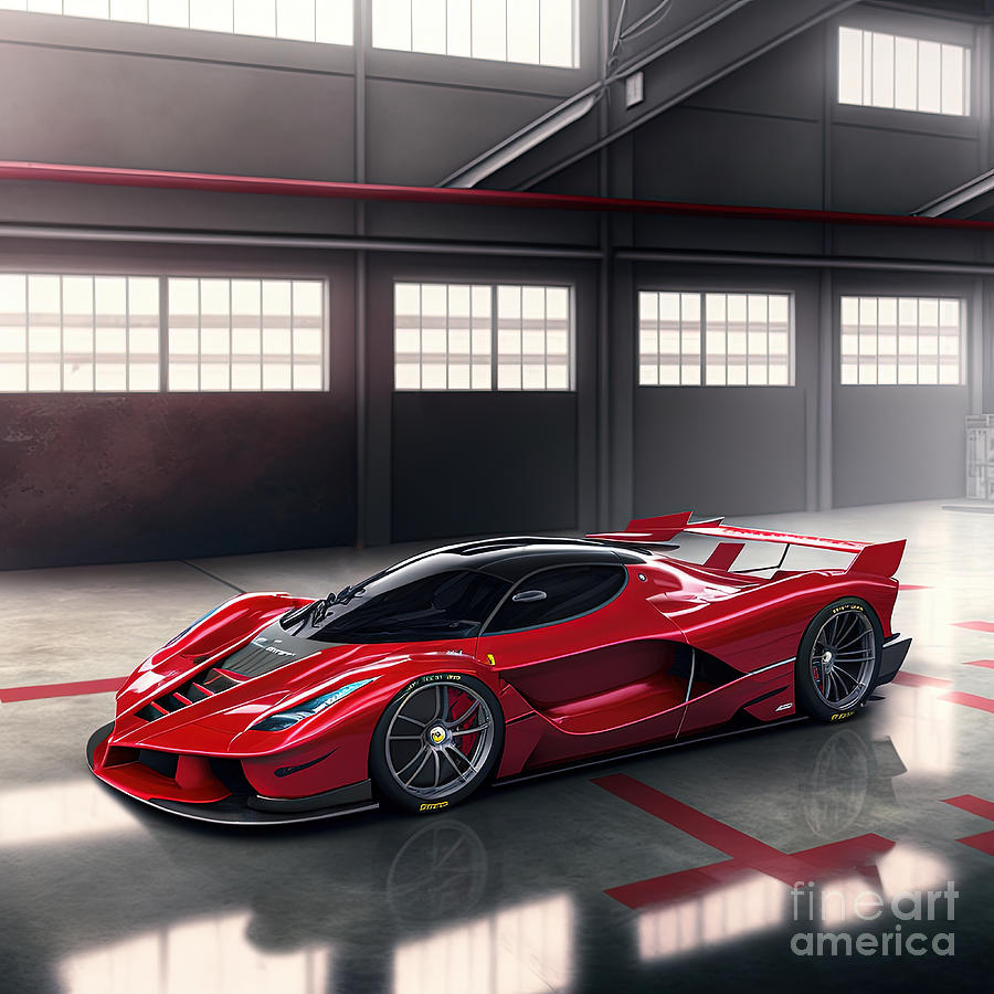 Car Design Ferrari Series 1115-a Digital Art by Carlos Diaz