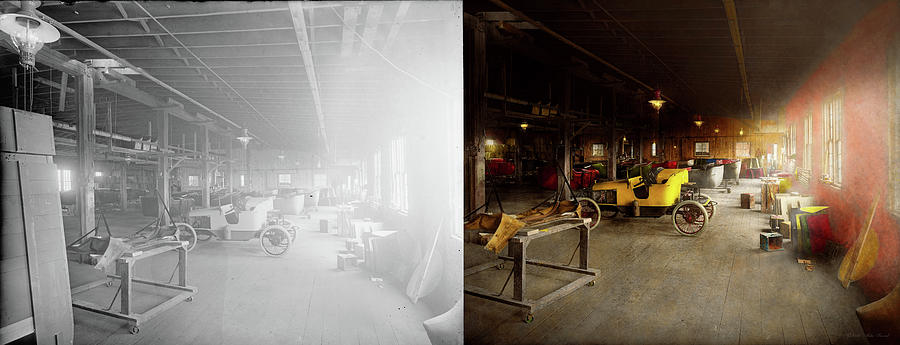 Car - Factory - Hackett Motor Car 1916 - Side by Side Photograph by Mike Savad