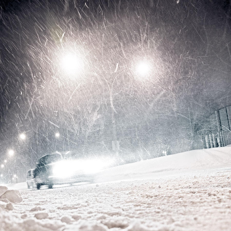 Car in winter  Photograph by Benoit Paillé