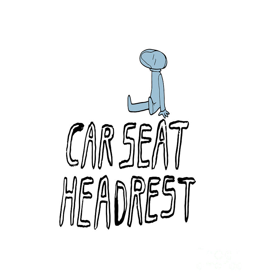 Car Seat Headrest Digital Art by Tita Diana - Fine Art America