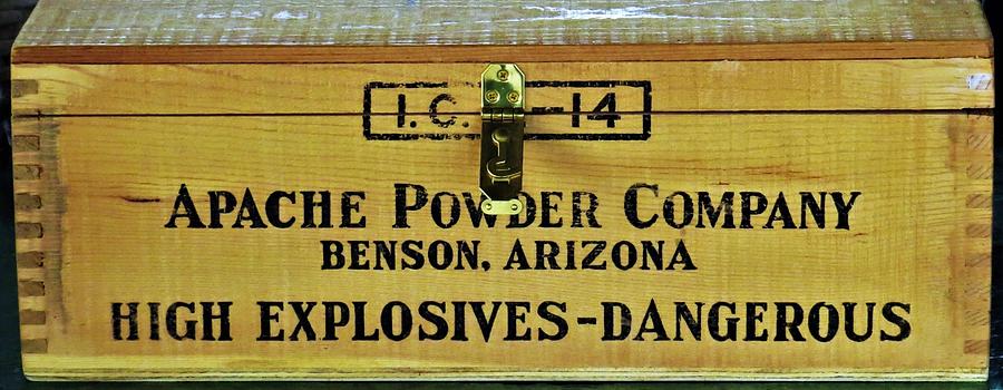 Explosives Photograph - Benson History by Frederick Hahn