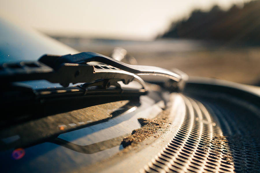 Car Strewn By Sand, Close Up View Photograph by by Tatsiana Volskaya