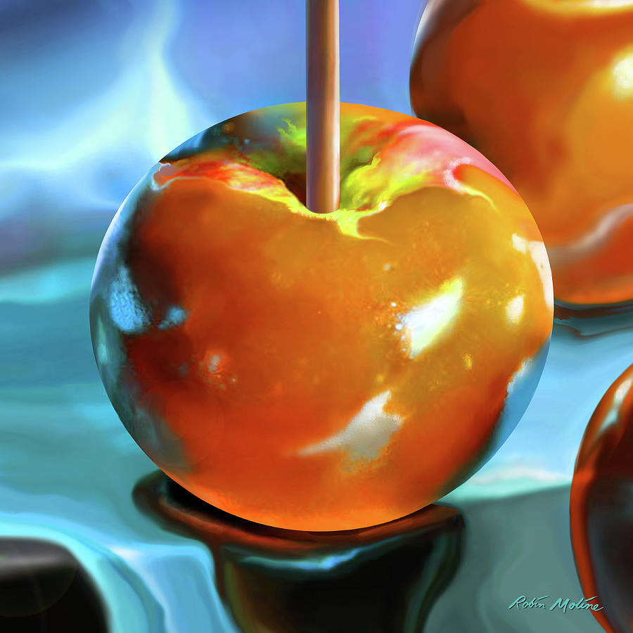 Caramel Apple Dream Digital Art by Robin Moline