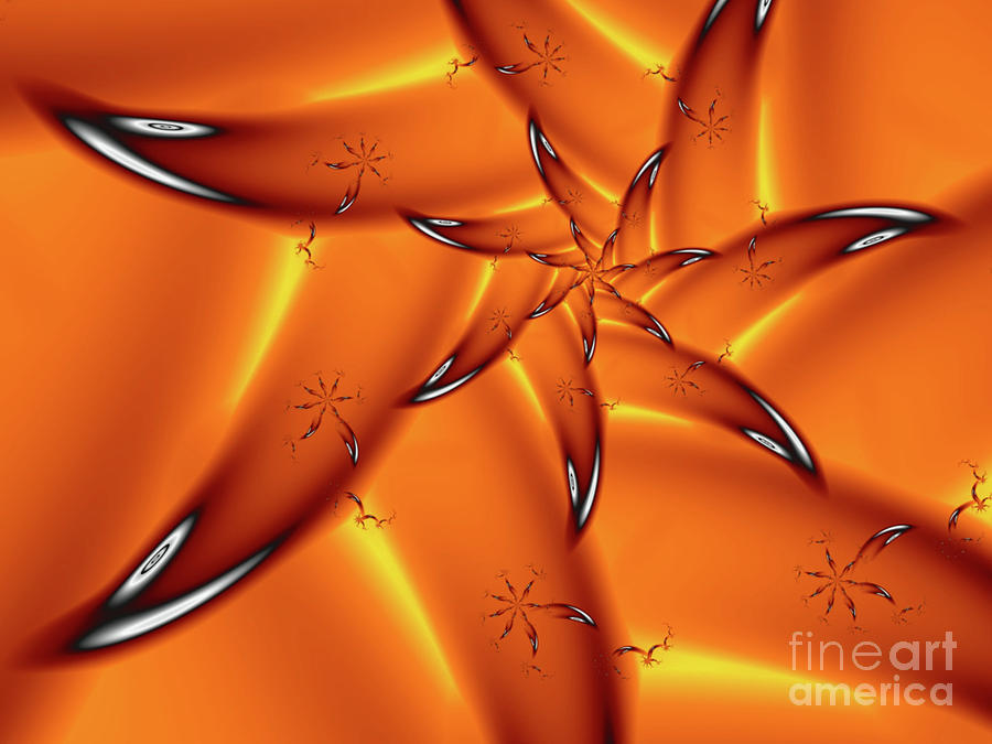 Caramel Starfish Digital Art