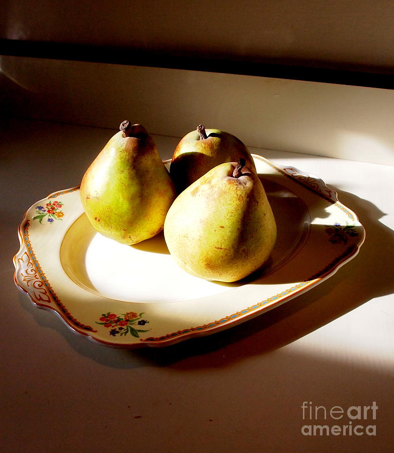 Caravaggio Pears Photograph by Nancy Kane Chapman - Fine Art America