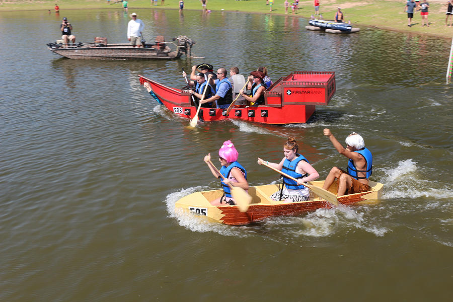 Cardboard Boats Race Photograph