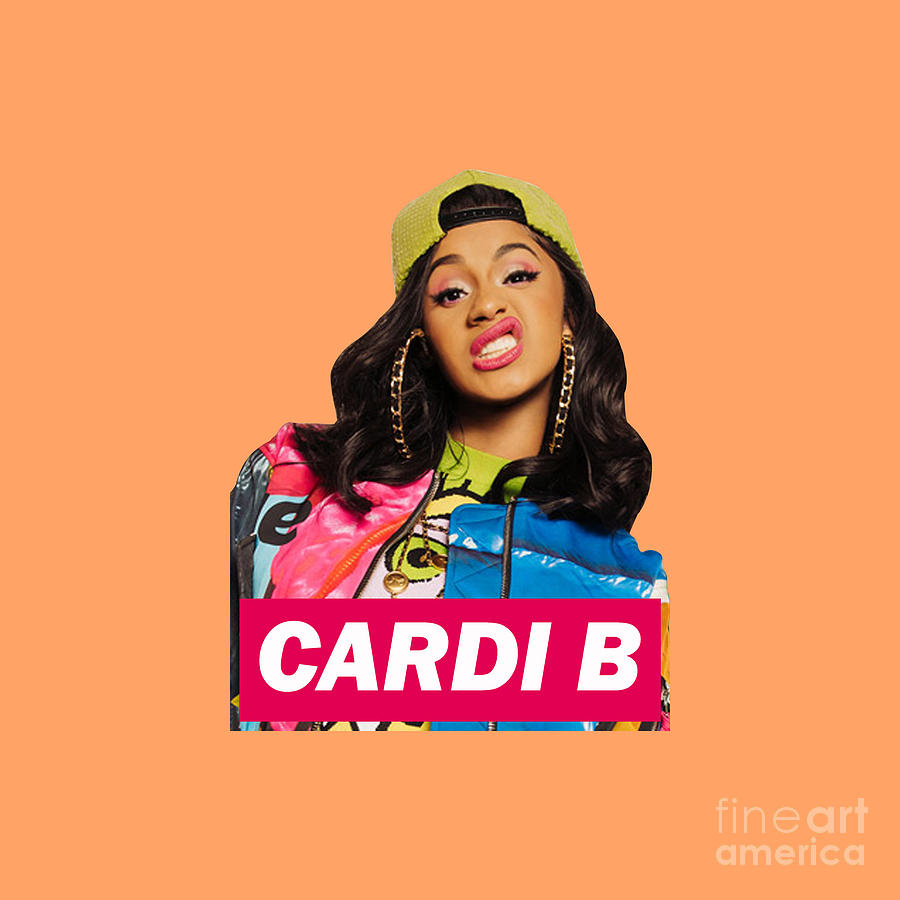 Cardi B Okurrr Drawing by Vivi Kuswandari - Fine Art America