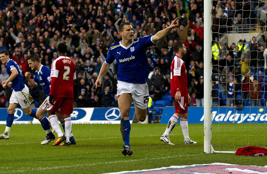 Cardiff City v Middlesbrough - npower Championship Photograph by Ben Hoskins