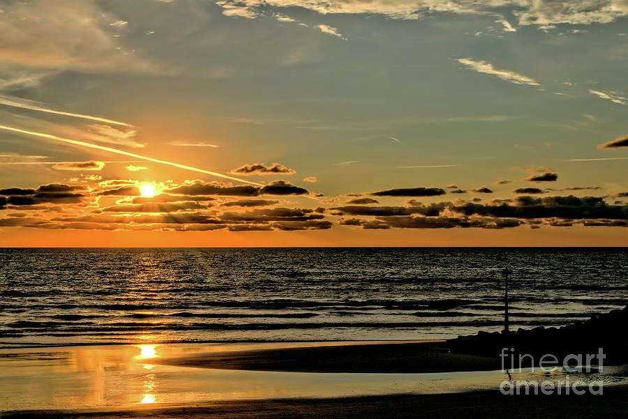 Cardigan Bay sunset Photograph by Stephen Melia