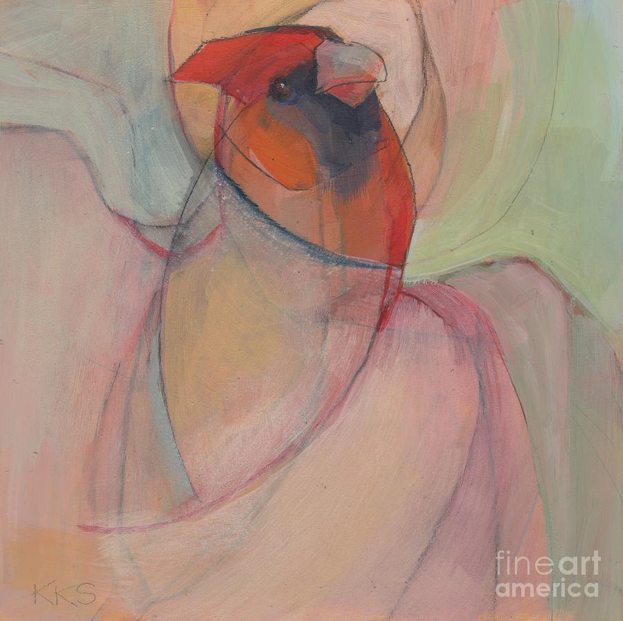 Cardinal Painting - Cardinal Joy by Kimberly Santini