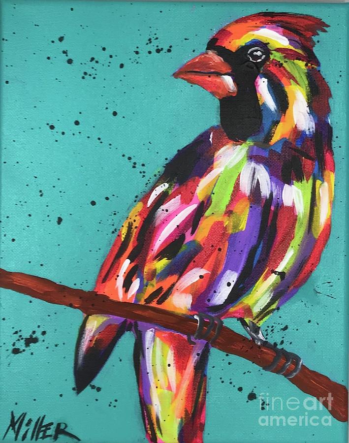 Cardinal Painting by Tracy Miller