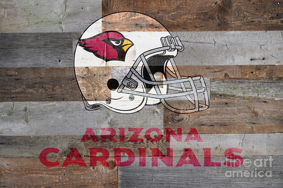 Cardinals on weathered wood Digital Art by Darrell Foster