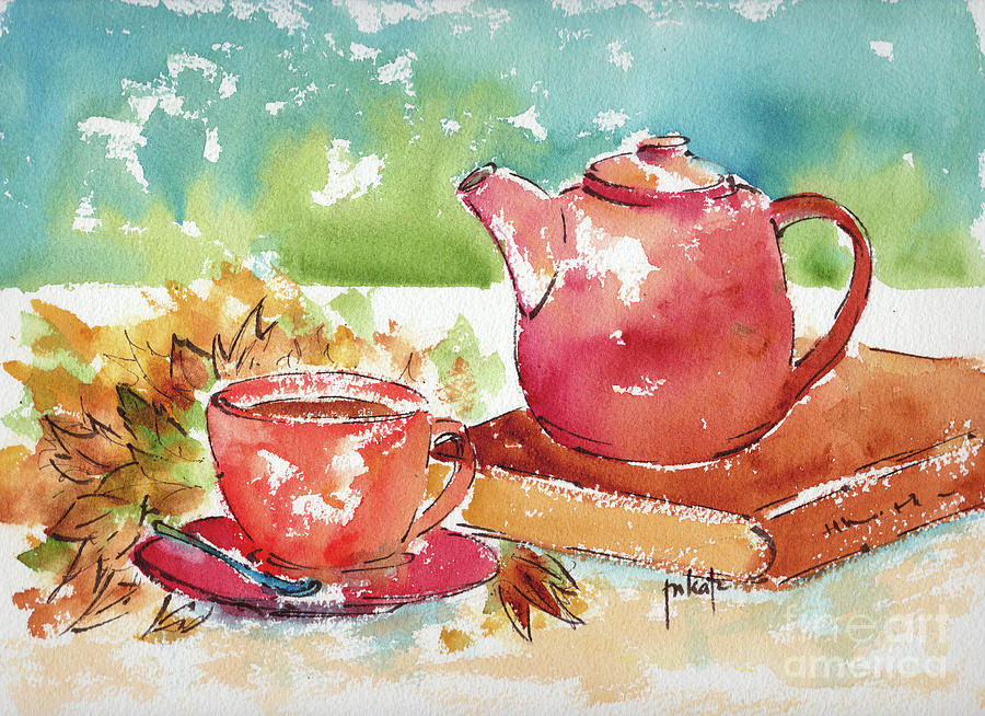 Care For A Cuppa Painting by Pat Katz